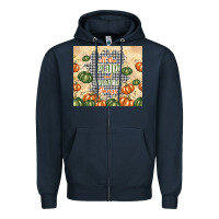 Navy all the plaid and pumpkin things Zipper Hoodie - TumblerDesignByShophia