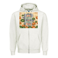Oatmeal Heather all the plaid and pumpkin things Zipper Hoodie - TumblerDesignByShophia