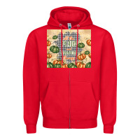Red all the plaid and pumpkin things Zipper Hoodie - TumblerDesignByShophia