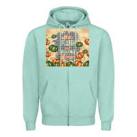 Seafoam all the plaid and pumpkin things Zipper Hoodie - TumblerDesignByShophia