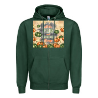 Sports Green all the plaid and pumpkin things Zipper Hoodie - TumblerDesignByShophia