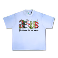 Grape Ice jesus the reason for the season Urban Heavy Tee - MaliasSmallBusiness