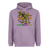 Lavender mardi saurus rex olivia Heavyweight Hoodie - OliviaCreatesArt