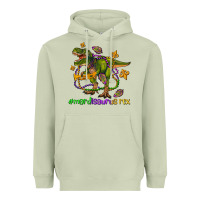 Matcha mardi saurus rex olivia Heavyweight Hoodie - OliviaCreatesArt