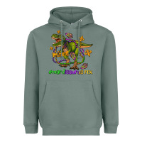 Sage mardi saurus rex olivia Heavyweight Hoodie - OliviaCreatesArt