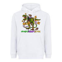 White mardi saurus rex olivia Heavyweight Hoodie - OliviaCreatesArt