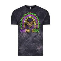 Cloud Black mardi gras rainbow Vintage Tee - JahusDesignShop