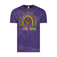 Cloud Purple mardi gras rainbow Vintage Tee - JahusDesignShop
