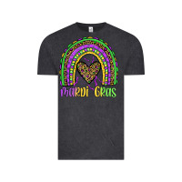 Vintage Black mardi gras rainbow Vintage Tee - JahusDesignShop