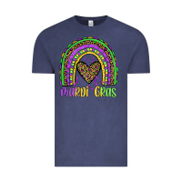 Vintage Denim mardi gras rainbow Vintage Tee - JahusDesignShop