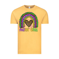 Vintage Mustard mardi gras rainbow Vintage Tee - JahusDesignShop