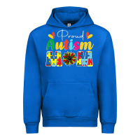 Cobalt Proud Autism Mom sunflower Urban Hoodie - CowhideDigitalArt