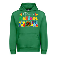 Emerald Proud Autism Mom sunflower Urban Hoodie - CowhideDigitalArt