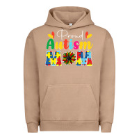 Pigment Burro Proud Autism Mom sunflower Urban Hoodie - CowhideDigitalArt