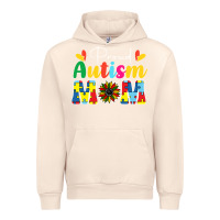 Sandshell Proud Autism Mom sunflower Urban Hoodie - CowhideDigitalArt