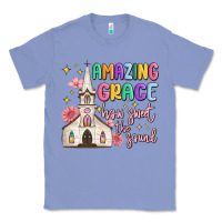 Colony Blue amazing grace how sweet the sound Classic Tee - MaliasSmallBusiness
