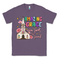 Lavender amazing grace how sweet the sound Classic Tee - MaliasSmallBusiness