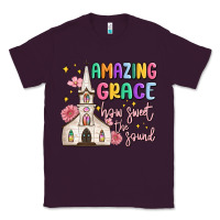 Plum amazing grace how sweet the sound Classic Tee - MaliasSmallBusiness