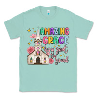 Seafoam amazing grace how sweet the sound Classic Tee - MaliasSmallBusiness