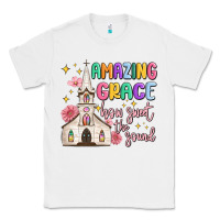 White amazing grace how sweet the sound Classic Tee - MaliasSmallBusiness