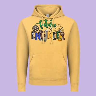 Future Engineer Vintage Hoodie Designed By Nancycooperartshop