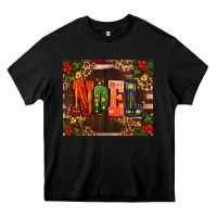 Black noel mistletoe Christmas Heavy Core Tee - AdoDesignShop
