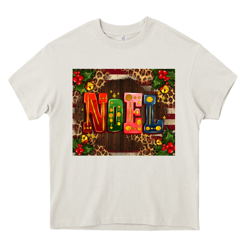 Noel Mistletoe Christmas Heavy Core Tee by AdoDesignShop | Teevron
