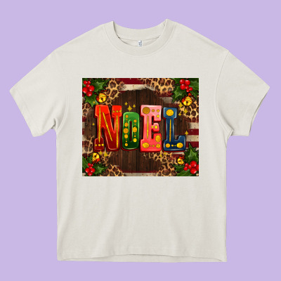 Noel Mistletoe Christmas Heavy Core Tee Designed By Adodesignshop