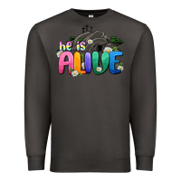 Smoke Easter Day He is alive Premium Sweatshirt - OliviaCreatesArt