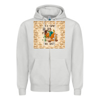 Dove Grey it's time for fall shit Zipper Hoodie - TumblerDesignByShophia