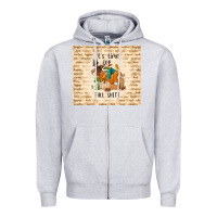 Heather Grey it's time for fall shit Zipper Hoodie - TumblerDesignByShophia