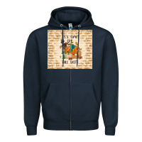 Navy it's time for fall shit Zipper Hoodie - TumblerDesignByShophia