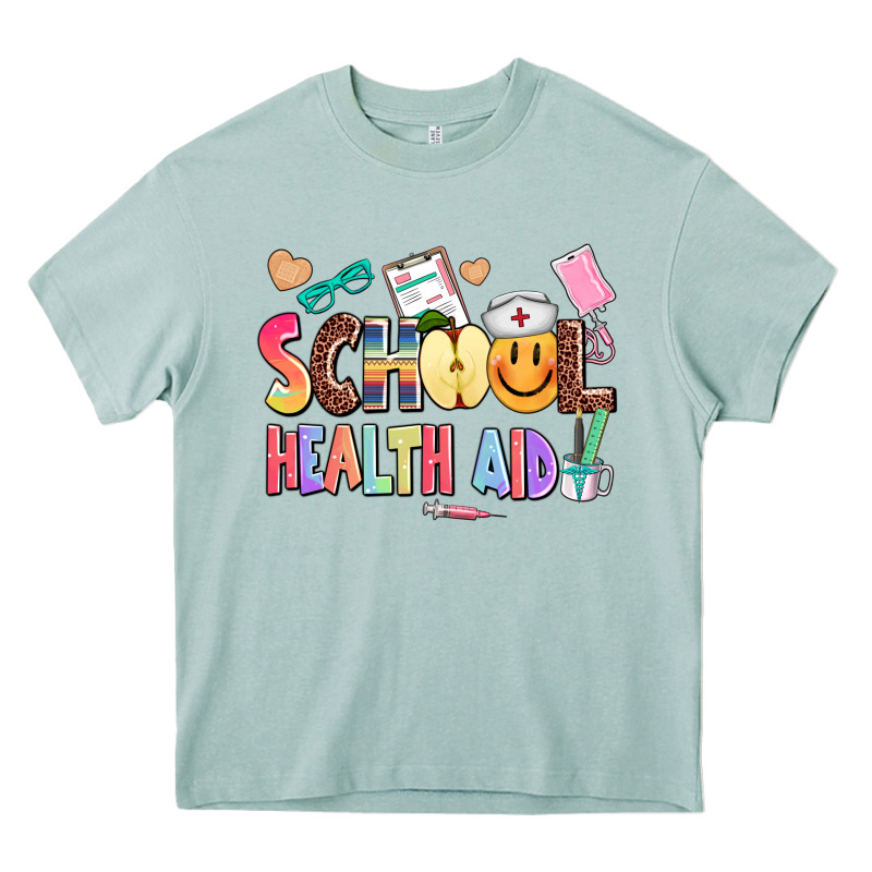 School Healt Aid Heavy Core Tee by AdoDesignShop | Teevron