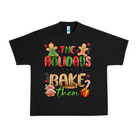 Black the holidays are what you bake them Urban Heavy Tee - MaliasSmallBusiness