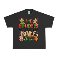 Pigment Black the holidays are what you bake them Urban Heavy Tee - MaliasSmallBusiness