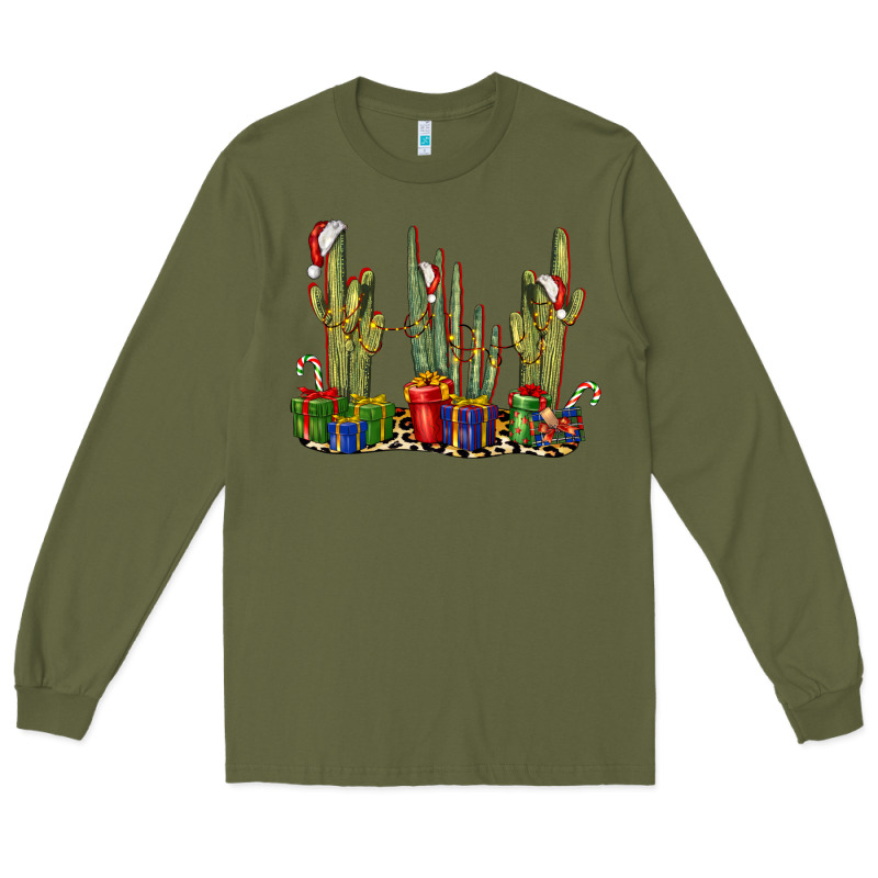 Christmas Cactus Long Sleeve Tee by LillyAllenDesigns | Teevron