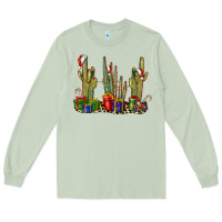 Matcha Christmas Cactus Long Sleeve Tee - LillyAllenDesigns