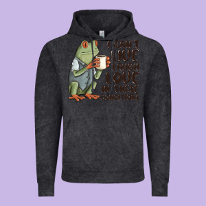 I Cant Live Laugh Love In These Conditions Vintage Hoodie Designed By Maliassmallbusiness