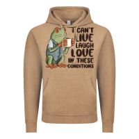 Vintage Coffee i cant live laugh love in these conditions Vintage Hoodie - MaliasSmallBusiness