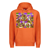 Carrot Mardi Gras with king cake tumbler Premium Hoodie - HowdyJamesFarm