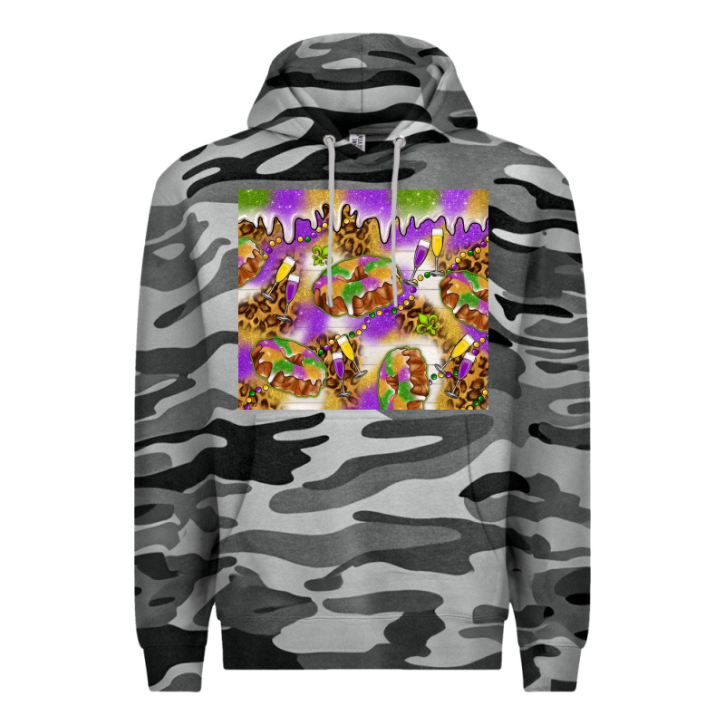 Mardi Gras With King Cake Tumbler Premium Hoodie by HowdyJamesFarm | Teevron