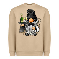 Mushroom waiter gnome Heavyweight Sweatshirt - BarkalooDesign