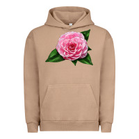 Pigment Burro Camellia Flower Urban Hoodie - LillyAllenDesigns