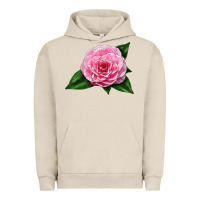 Pigment French Oak Camellia Flower Urban Hoodie - LillyAllenDesigns