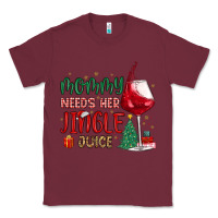Burgundy mommy needs her jingle juice Classic Tee - MaliasSmallBusiness