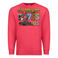 Cardinal Easter Day Oh he loves us Premium Sweatshirt - OliviaCreatesArt
