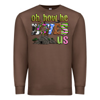 Chestnut Easter Day Oh he loves us Premium Sweatshirt - OliviaCreatesArt