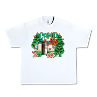 White camp life Urban Heavy Tee - MaliasSmallBusiness