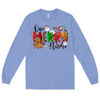 Colony Blue One Merry Nurse Long Sleeve Tee - LillyAllenDesigns