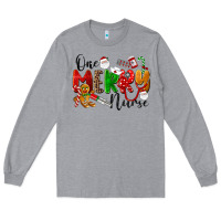 Heather Grey One Merry Nurse Long Sleeve Tee - LillyAllenDesigns